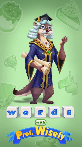 Words with Prof. Wisely Mod APK Все уровни разблокированы — Скачать на Андроид — скриншот 1