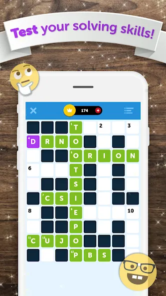 Взлом Crossword Quiz — Все уровни открыты и без рекламы — скриншот 1 Взлом Crossword Quiz — Все уровни открыты и без рекламы — скриншот 1