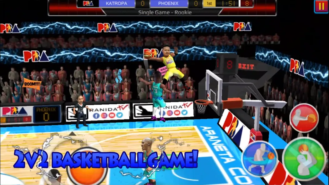 Скачать Basketball Slam! с модом — Много денег и золота — скриншот 1 Скачать Basketball Slam! с модом — Много денег и золота — скриншот 1