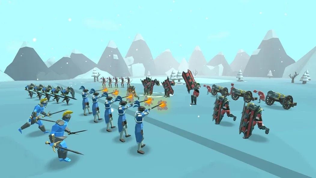 Epic Battle Simulator 2 MOD — Много денег на Андроид — скриншот 1
