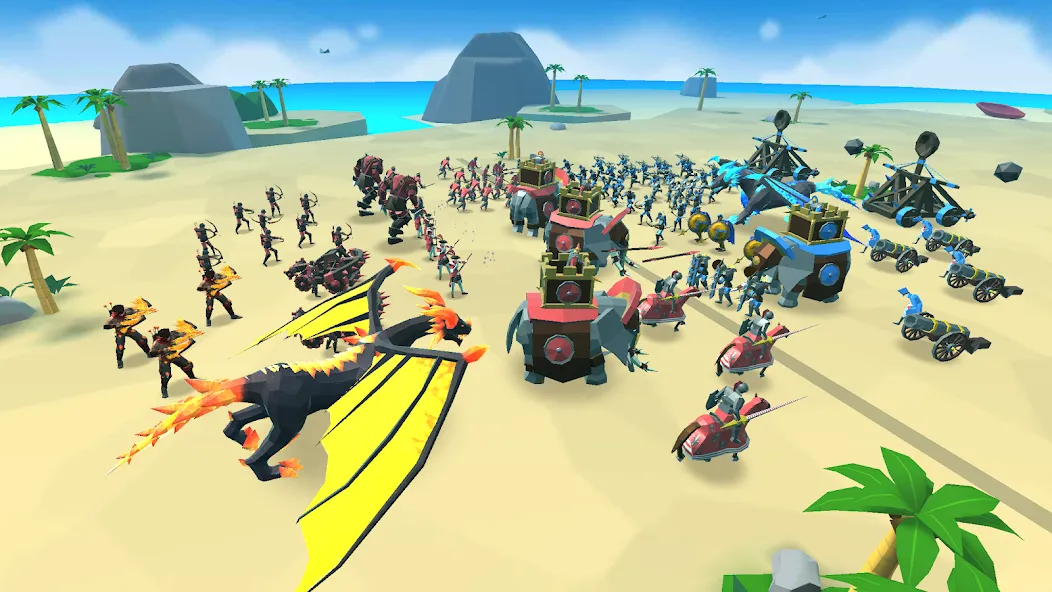 Epic Battle Simulator 2 MOD — Много денег на Андроид — скриншот 3