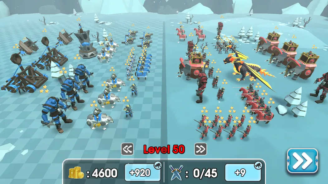 Epic Battle Simulator 2 MOD — Много денег на Андроид — скриншот 5