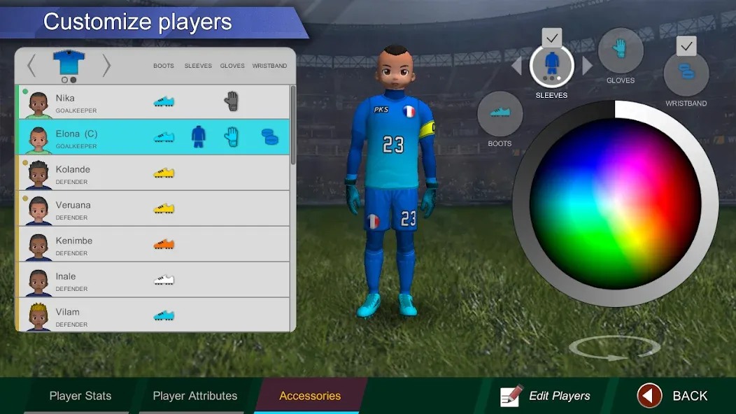 Скачать Pro Kick Soccer на Андроид — Много денег — скриншот 4