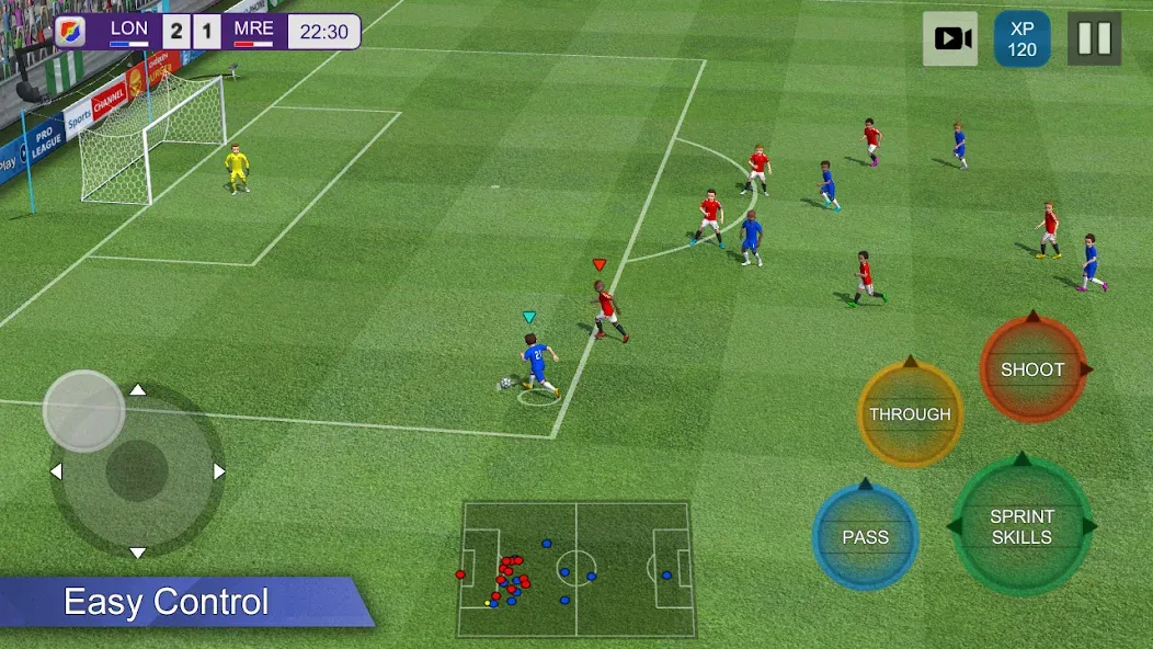 Скачать Pro League Soccer MOD APK — Все открыто — скриншот 1 Скачать Pro League Soccer MOD APK — Все открыто — скриншот 1