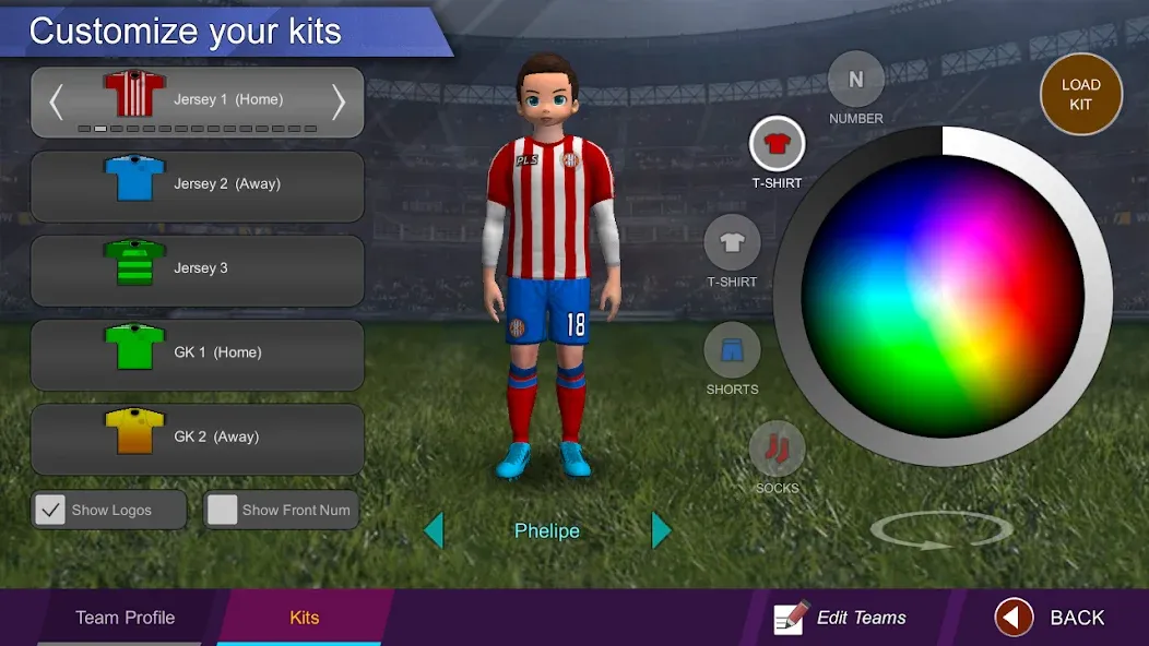 Скачать Pro League Soccer MOD APK — Все открыто — скриншот 3 Скачать Pro League Soccer MOD APK — Все открыто — скриншот 3