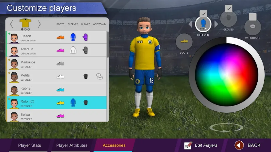 Скачать Pro League Soccer MOD APK — Все открыто — скриншот 4 Скачать Pro League Soccer MOD APK — Все открыто — скриншот 4
