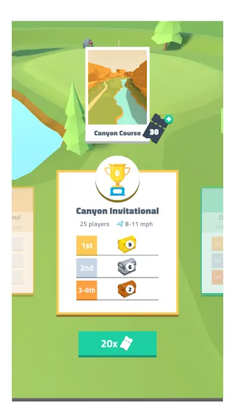 Скачать Golf Dreams — Модификация Много денег — скриншот 5