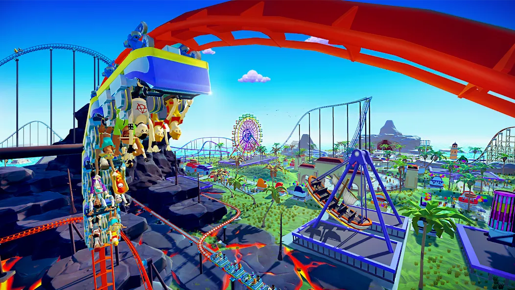Real Coaster: Idle Game MOD APK — Много денег — скриншот 1