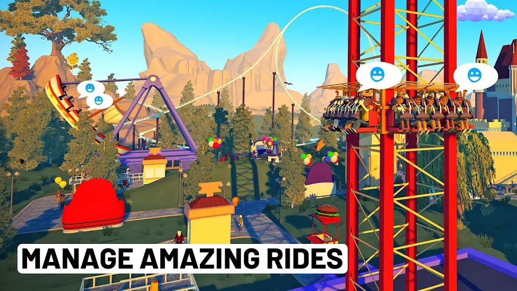 Real Coaster: Idle Game MOD APK — Много денег — скриншот 2