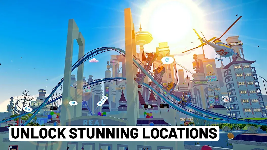 Real Coaster: Idle Game MOD APK — Много денег — скриншот 5