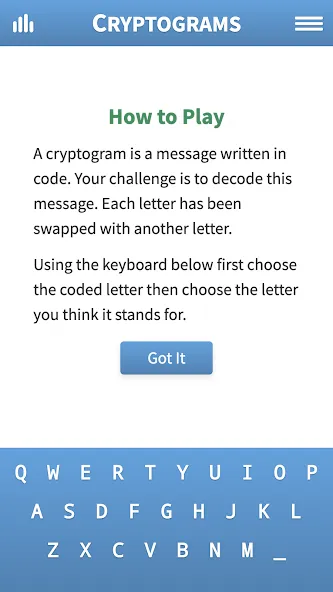 Взломанная Cryptograms · Decrypt Quotes на Андроид — Все уровни разблокированы — скриншот 5