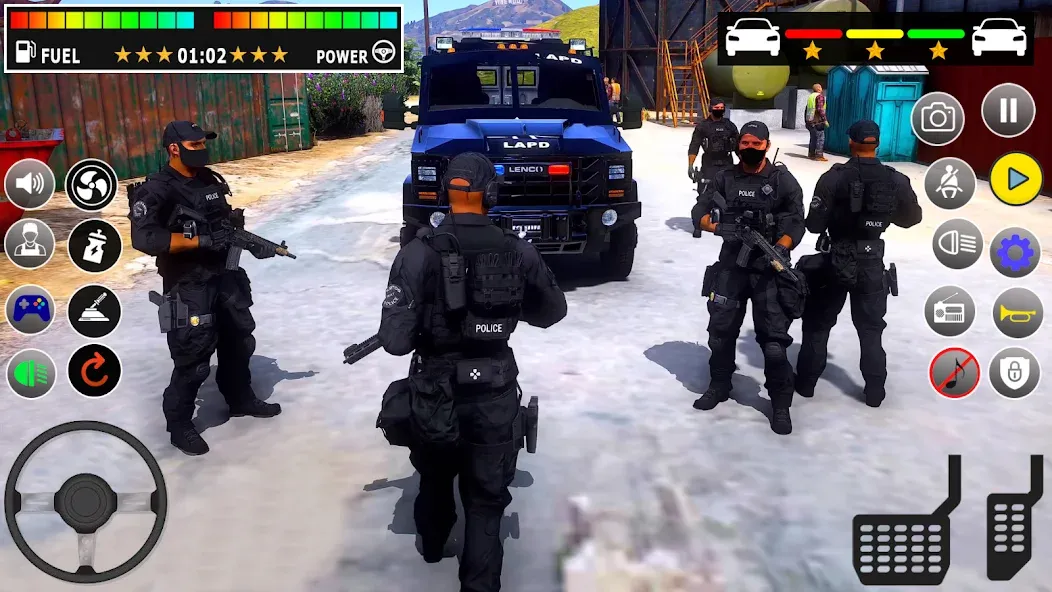 Скачать взлом Police Games Simulator: PGS 3d на Андроид — Много денег — скриншот 1