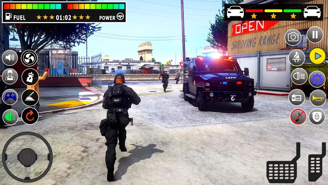 Скачать взлом Police Games Simulator: PGS 3d на Андроид — Много денег — скриншот 3