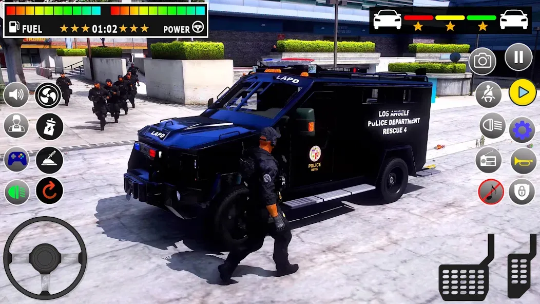 Скачать взлом Police Games Simulator: PGS 3d на Андроид — Много денег — скриншот 4