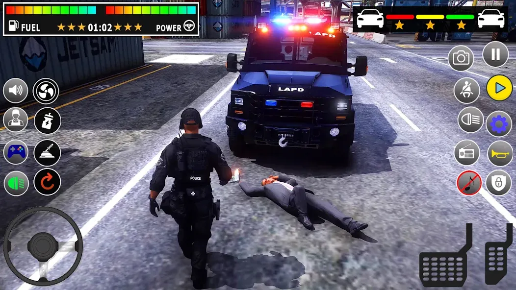 Скачать взлом Police Games Simulator: PGS 3d на Андроид — Много денег — скриншот 5