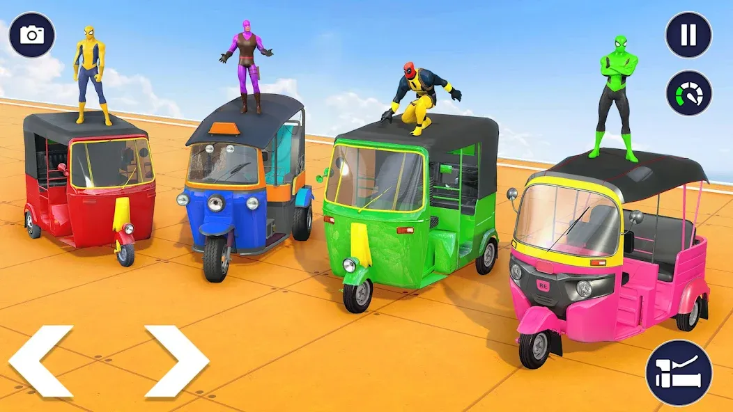 Tuk Tuk Auto Rickshaw Games 3D — Взломанная версия (Много денег) — скриншот 1