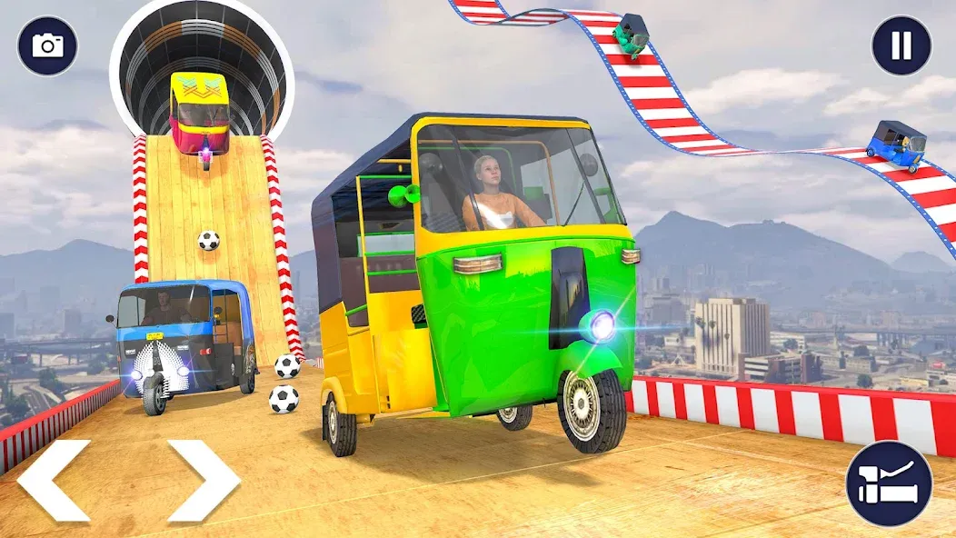 Tuk Tuk Auto Rickshaw Games 3D — Взломанная версия (Много денег) — скриншот 2