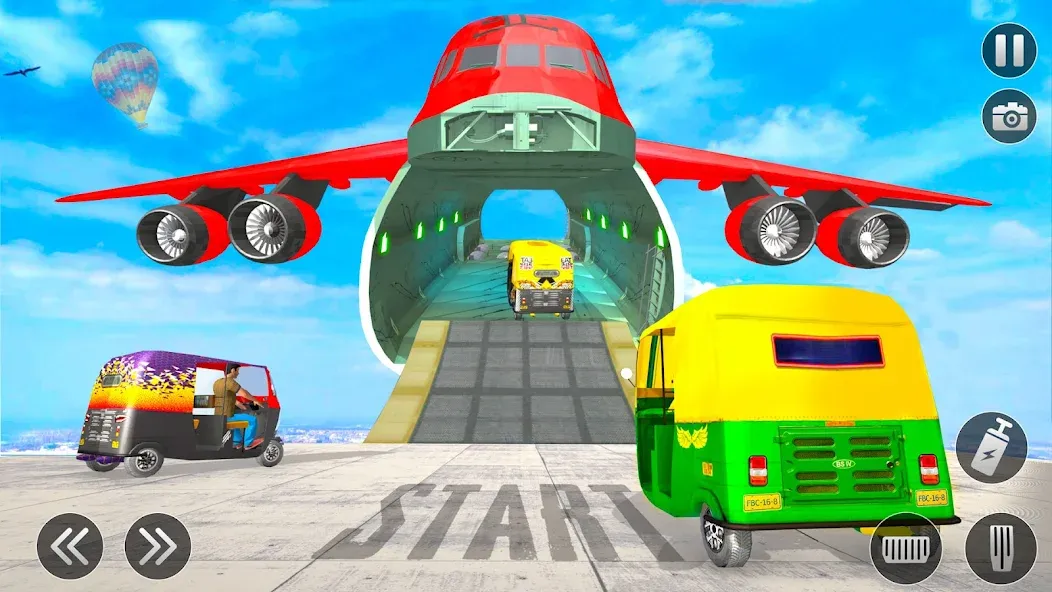Tuk Tuk Auto Rickshaw Games 3D — Взломанная версия (Много денег) — скриншот 3