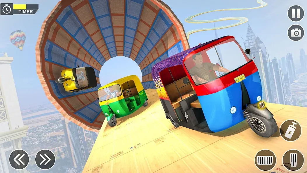 Tuk Tuk Auto Rickshaw Games 3D — Взломанная версия (Много денег) — скриншот 4