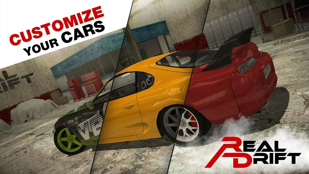 Скачать Real Drift Car Racing Lite на Андроид — Много денег — скриншот 3 Скачать Real Drift Car Racing Lite на Андроид — Много денег — скриншот 3