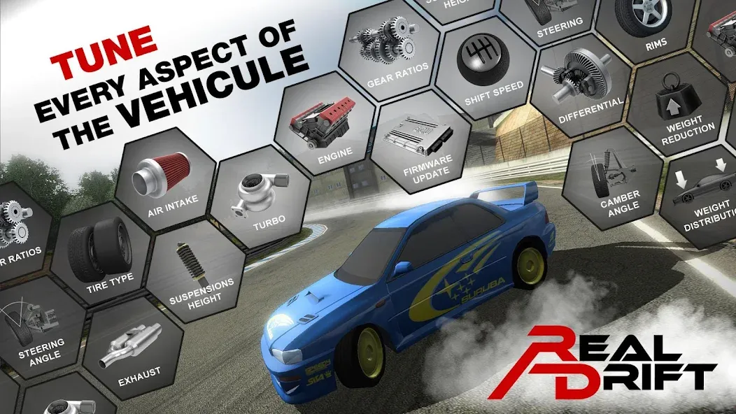 Скачать Real Drift Car Racing Lite на Андроид — Много денег — скриншот 4 Скачать Real Drift Car Racing Lite на Андроид — Много денег — скриншот 4
