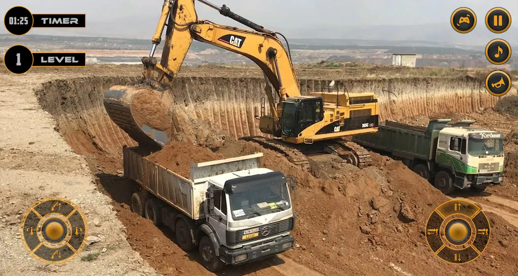 Real Excavator Simulator Games — Много денег — скриншот 1 Real Excavator Simulator Games — Много денег — скриншот 1