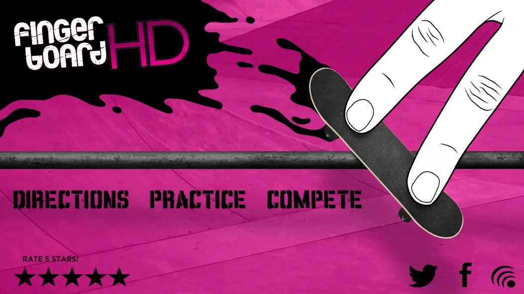 Fingerboard HD Skateboarding — Взломанная версия (Все разблокировано) — скриншот 1 Fingerboard HD Skateboarding — Взломанная версия (Все разблокировано) — скриншот 1
