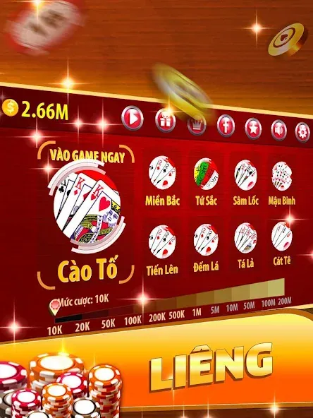 Liêng - Lieng на Андроид — Мод Много денег — скриншот 2