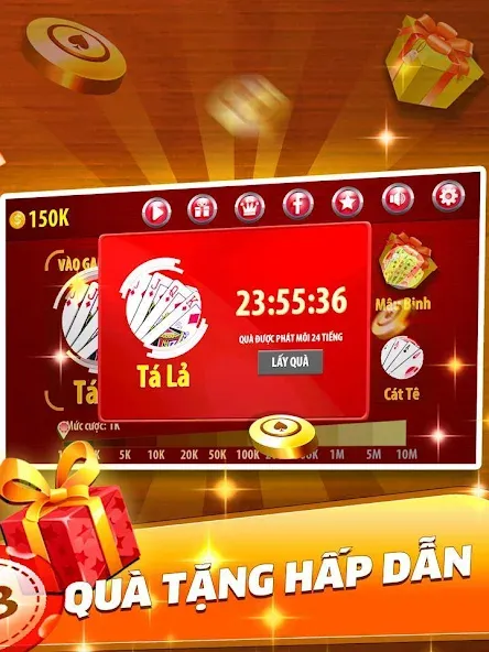 Phỏm - Phom MOD APK — Много денег — скриншот 3