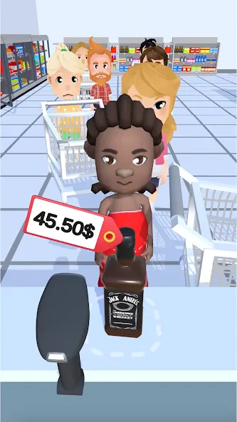 Взлом Hypermarket 3D — Много денег — скриншот 1