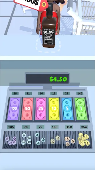 Взлом Hypermarket 3D — Много денег — скриншот 3