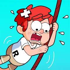 Zipline Rescue: Physics Game MOD — Все уровни разблокированы на Андроид