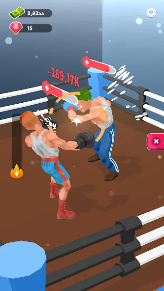 Tap Punch - 3D Boxing — Мод: Много денег — скриншот 2