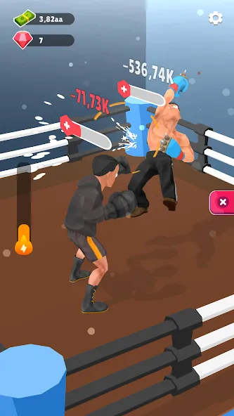 Tap Punch - 3D Boxing — Мод: Много денег — скриншот 4