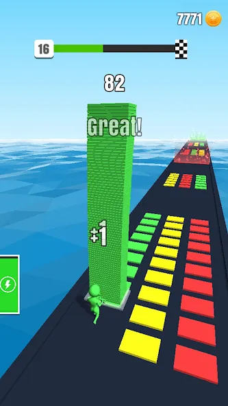 Stack Colors! MOD APK — Много денег и без рекламы — скриншот 1