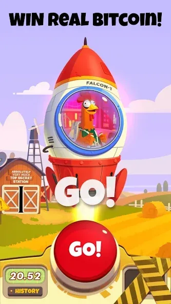Chicken or Crash! Win Bitcoin Mod APK Много денег — Скачать на Андроид — скриншот 2
