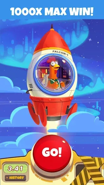Chicken or Crash! Win Bitcoin Mod APK Много денег — Скачать на Андроид — скриншот 3