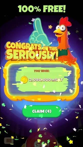 Chicken or Crash! Win Bitcoin Mod APK Много денег — Скачать на Андроид — скриншот 5