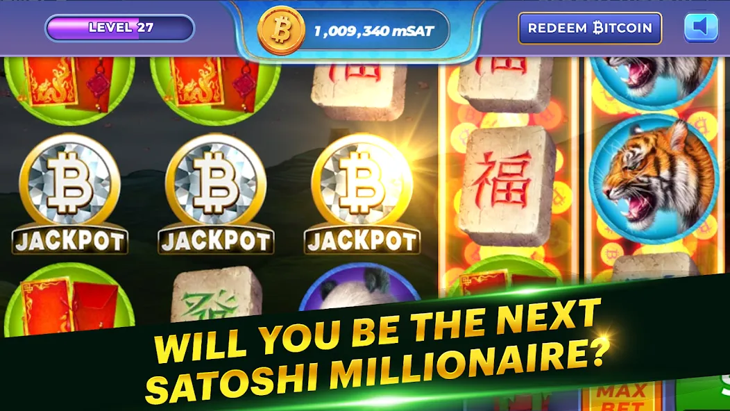 Скачать Satoshi Millions. Win Bitcoin — Последняя версия (Много денег) — скриншот 1