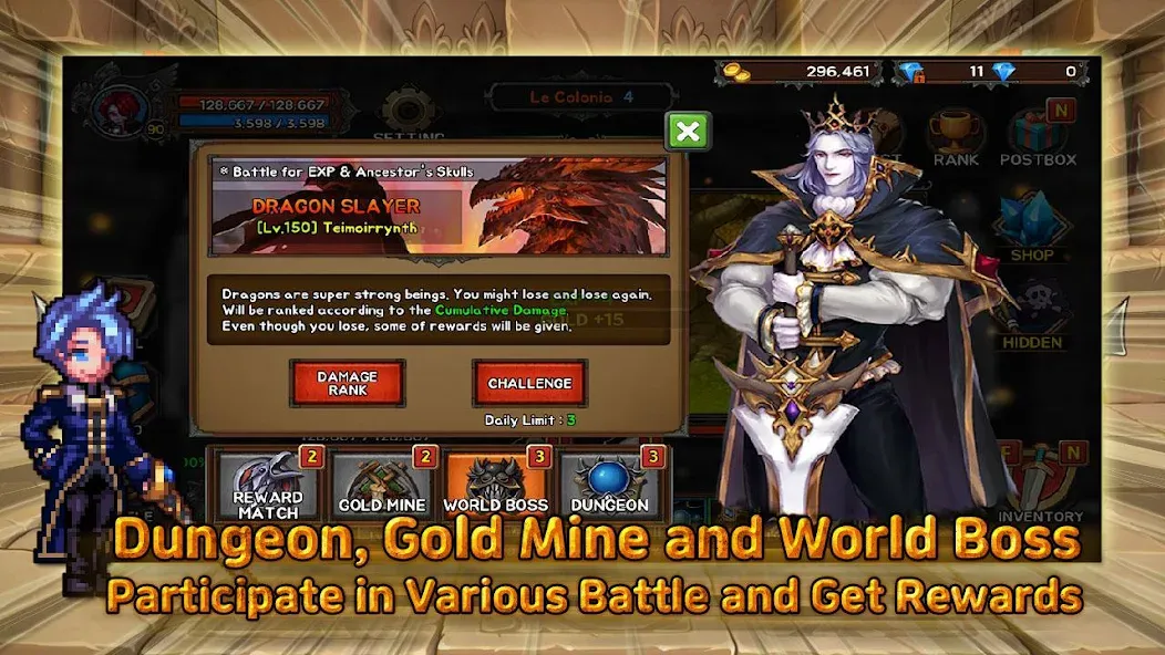Скачать Bless & Magic: Idle RPG game на Андроид — Много денег — скриншот 4