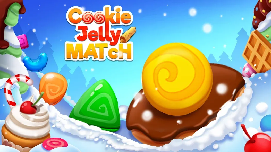 Скачать Cookie Jelly Match — Много жизней и ходов — скриншот 1