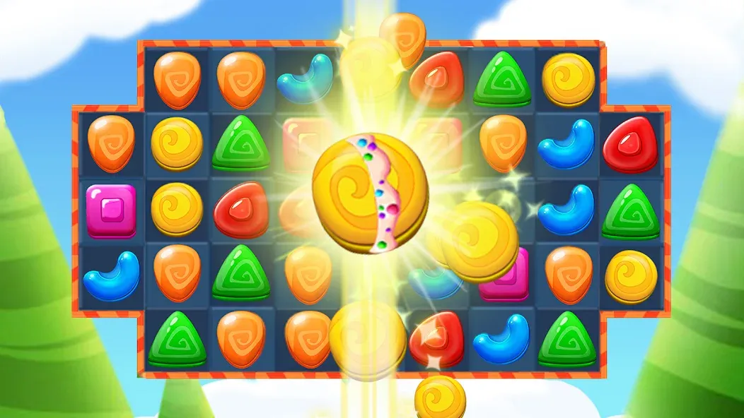 Скачать Cookie Jelly Match — Много жизней и ходов — скриншот 2