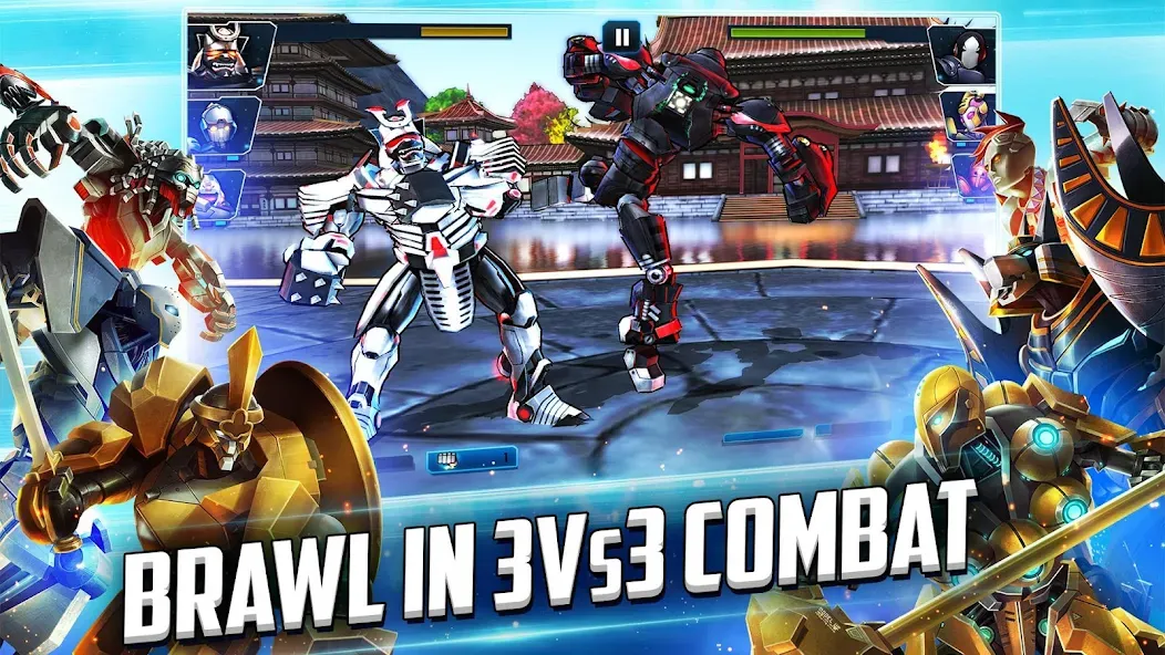 Взлом Ultimate Robot Fighting — Много денег и золота — скриншот 3