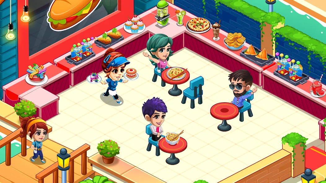 Cooking Restaurant Kitchen MOD — Много денег на Андроид — скриншот 2
