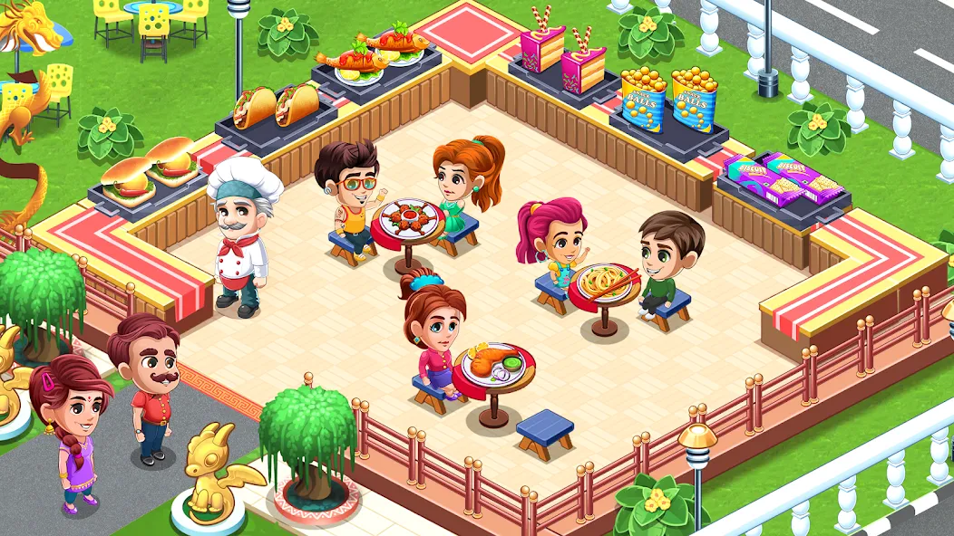 Cooking Restaurant Kitchen MOD — Много денег на Андроид — скриншот 4
