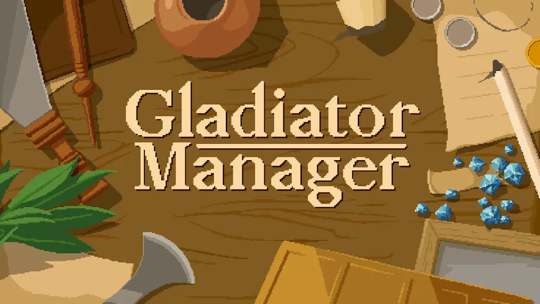 Gladiator manager — Мод: Много денег — скриншот 1