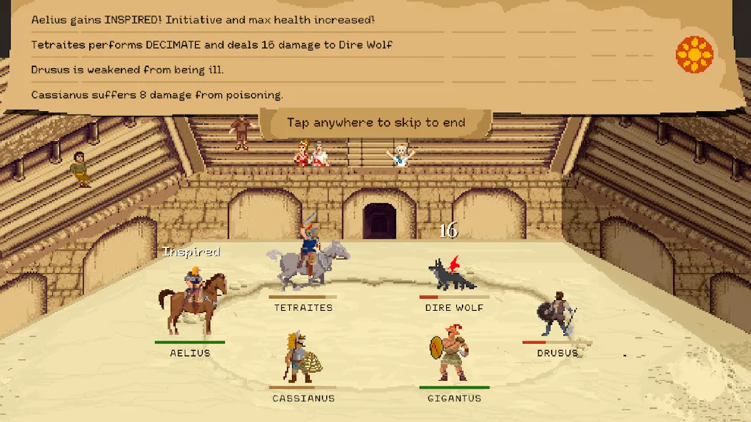 Gladiator manager — Мод: Много денег — скриншот 4