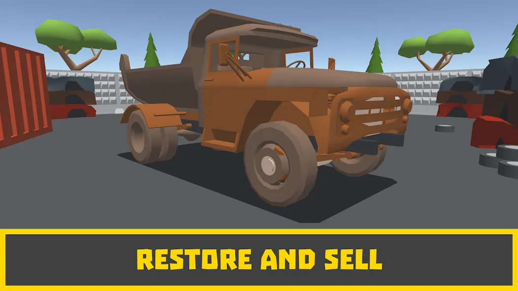 Скачать Retro Garage - Car Mechanic (Мод: Много денег) на Андроид — скриншот 3