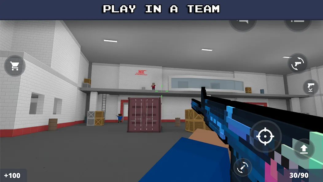 Взломанная Block Strike: Online Shooter на Андроид — Много денег и скинов — скриншот 5