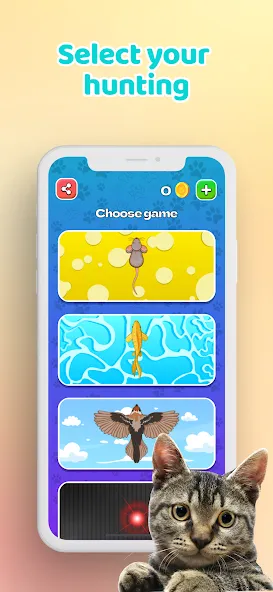 Скачать Games for Cat－Toy Mouse & Fish — Модификация Без рекламы — скриншот 2